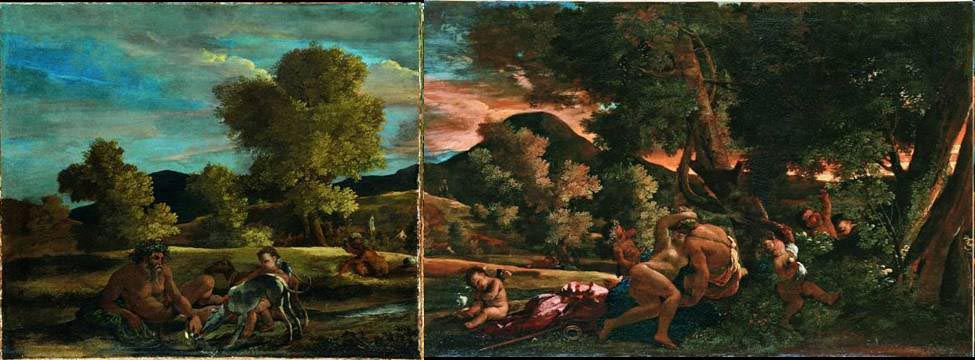 Vue de Grottaferrata avec Venus, Adonis et une divinite fluviale